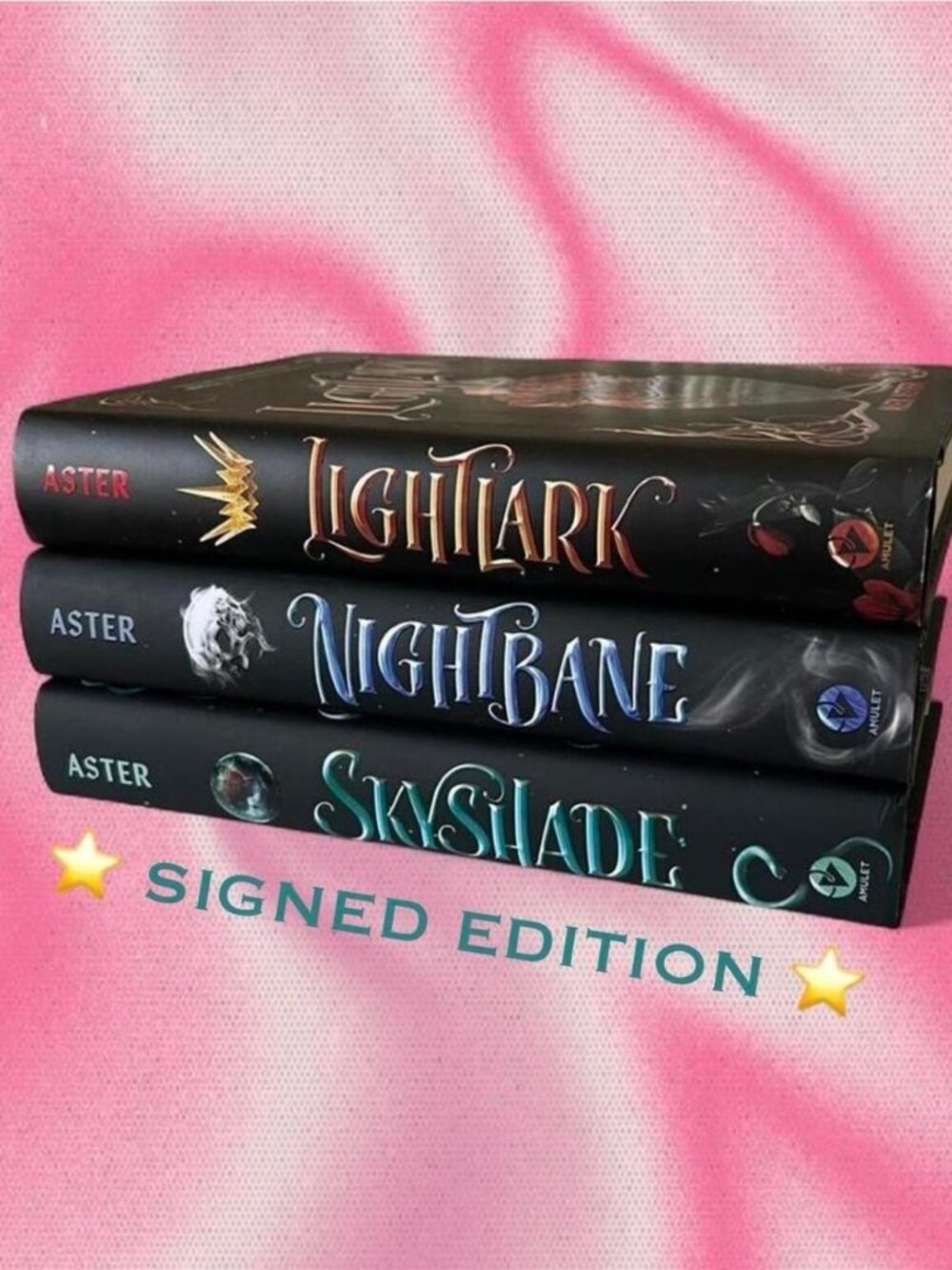 Lightlark Trilogy Hardcover Series by Alex Aster ⭐️
